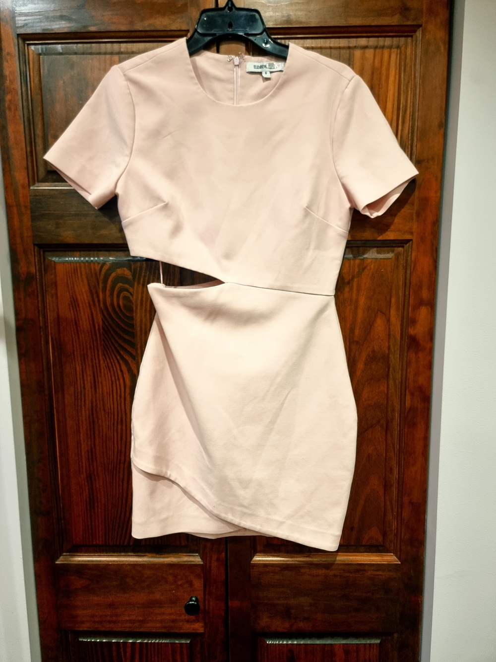 Elisabeth And James Blush Pink( Soft Pink) Cutout Sheath Dress Size Xs